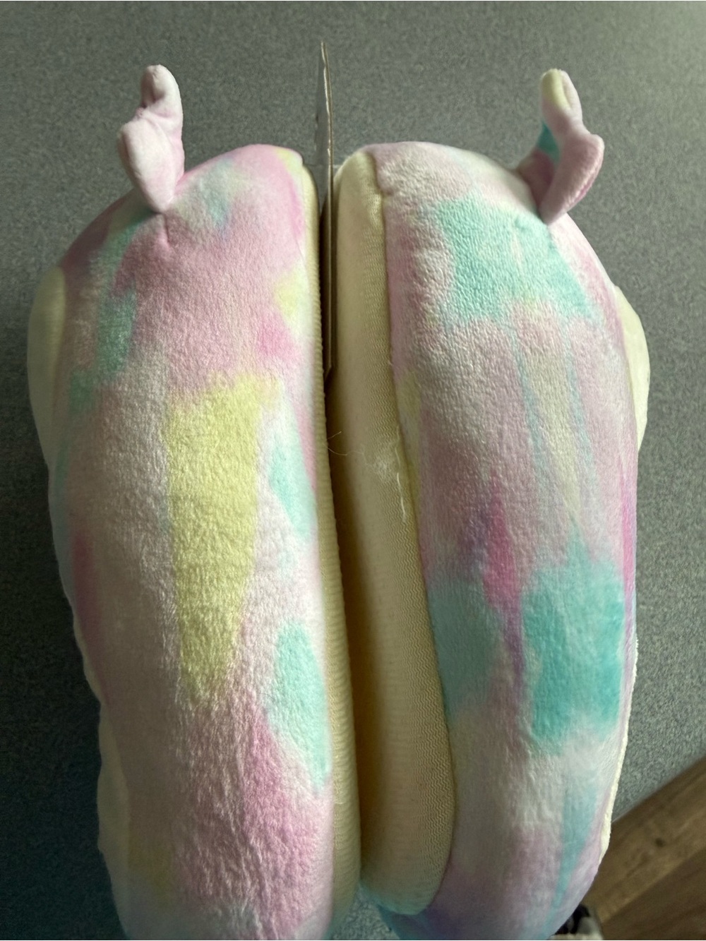 Squishmallows Pastel Owl Kids Slippers - Cream, Pink, Purple, Blue, Yellow - Picture 8 of 8